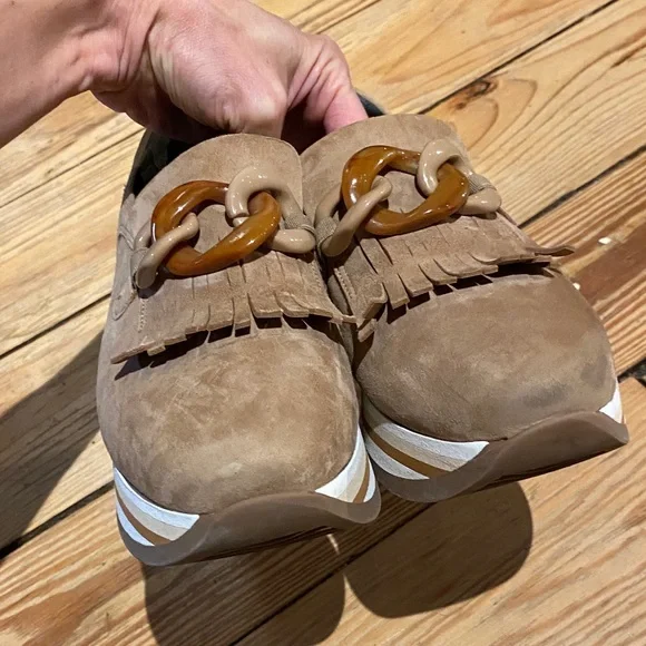 Softwaves Tan Suede Loafers - Picture 5 of 8